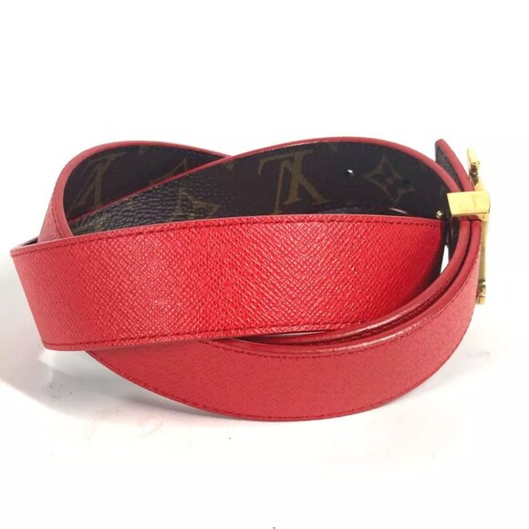 LOUIS VUITTON M0322W Monogram Belt - LV Initial 30MM Reversible Accessories ... - Picture 14 of 15